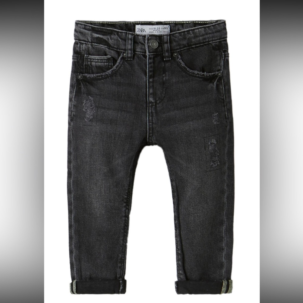 Zara Baby Boy Ripped Jeans Denim
